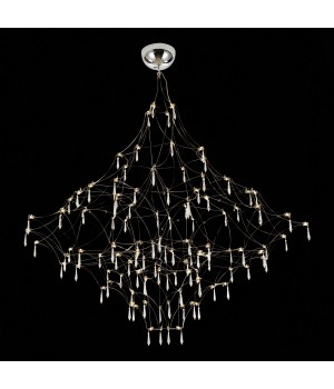 SL797.103.114 Люстра подвесная ST-Luce Хром, Прозрачный LED 114*0,45W 3200K GRAVETTA-foto9