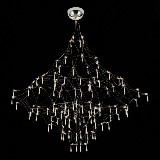 SL797.103.114 Люстра подвесная ST-Luce Хром, Прозрачный LED 114*0,45W 3200K GRAVETTA-foto9