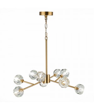 SL1166.303.09 Светильник подвесной ST-Luce Латунь/Прозрачный G9 LED 9*5W ROMANO-foto11