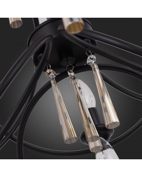 SL335.303.09 Люстра подвесная ST-Luce Коричневая бронза E14 9*60W ANEVITA-foto3