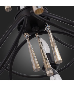 SL335.303.09 Люстра подвесная ST-Luce Коричневая бронза E14 9*60W ANEVITA-foto3