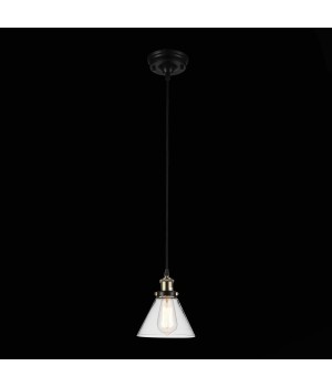 SL237.403.01 Светильник подвесной ST-Luce Черный, бронза/Прозрачный E27 1*40W EVOLUTO-foto2