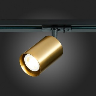 ST302.206.01 Св-к трек. Золотистый GU10 1*50W  IP20 L82xW70xH172 220V Без ламп VALI-foto7