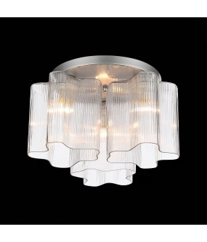 SL117.102.03 Люстра потолочная ST-Luce Серебристый/Прозрачный E27 3*60W ONDE-foto9