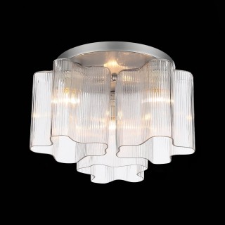 SL117.102.03 Люстра потолочная ST-Luce Серебристый/Прозрачный E27 3*60W ONDE-foto9
