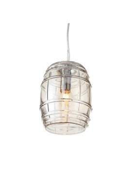 SL1051.103.01 Светильник подвесной ST-Luce Хром/Коньячный E27 1*60W BARILLO-foto2