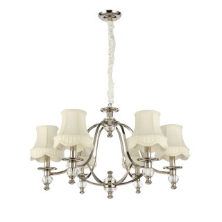 SL1120.103.06 Люстра подвесная ST-Luce Никель/Белый E14 6*40W GOLLA-foto2