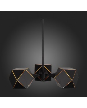 SL258.402.03 Люстра потолочная ST-Luce Черный/Черный, Золото E14 3*40W ENIGMA-foto9