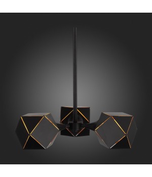 SL258.402.03 Люстра потолочная ST-Luce Черный/Черный, Золото E14 3*40W ENIGMA-foto9