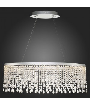 SL6201.103.37 Люстра подвесная ST-Luce Серебристый/Прозрачный LED 1*37W 3000K/4000K/6000K VEGA-foto6