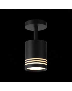 ST101.412.05 Светильник потолочный Черный LED 1*5W 3000K 390Lm Ra>80 120° D68xH140 170-240V CERIONE-foto6