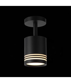 ST101.412.05 Светильник потолочный Черный LED 1*5W 3000K 390Lm Ra>80 120° D68xH140 170-240V CERIONE-foto6