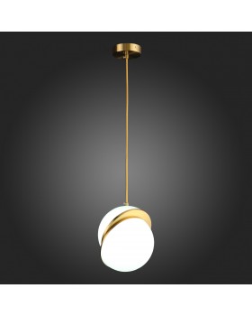 SL1164.303.01 Светильник подвесной ST-Luce Латунь/Белый E27 1*60W LAICO-foto9