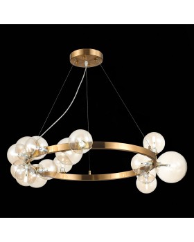 SL1165.303.15 Светильник подвесной ST-Luce Бронза/Коньячный G4 15*5W NECTON-foto9