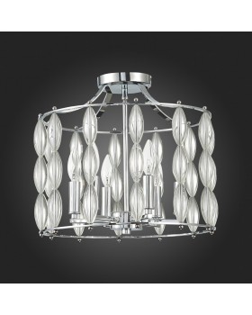 SL1140.102.06 Светильник потолочный ST-Luce Хром, Прозрачный/Прозрачный,Хром E14 6*40W SOGARTE-foto5