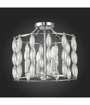 SL1140.102.06 Светильник потолочный ST-Luce Хром, Прозрачный/Прозрачный,Хром E14 6*40W SOGARTE-foto5