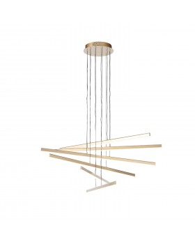 SL394.223.06 Светильник подвесной ST-Luce Матовое золото/Белый LED 6*16,6W 4000K BASONI-foto2