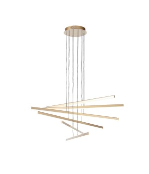 SL394.223.06 Светильник подвесной ST-Luce Матовое золото/Белый LED 6*16,6W 4000K BASONI-foto2