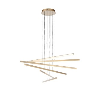 SL394.223.06 Светильник подвесной ST-Luce Матовое золото/Белый LED 6*16,6W 4000K BASONI-foto2