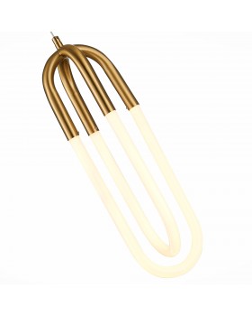 SL1579.303.02 Подвес ST-Luce Латунь/Латунь, Белый LED 2*14W 3000K MOFISTO-foto3