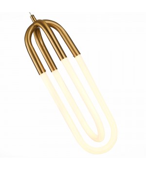 SL1579.303.02 Подвес ST-Luce Латунь/Латунь, Белый LED 2*14W 3000K MOFISTO-foto3