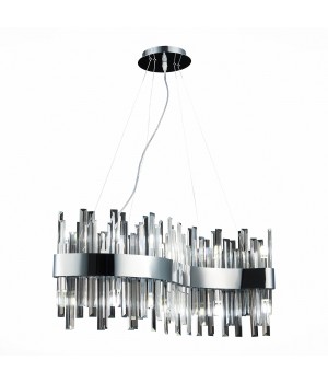 SL1160.113.12 Светильник подвесной ST-Luce Хром/Хром, Прозрачный G9 12*5W BAFO-foto13