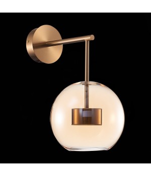 SL1133.301.01 Бра ST-Luce Латунь/Коньячный LED 1*7W 3000K BOPONE-foto4