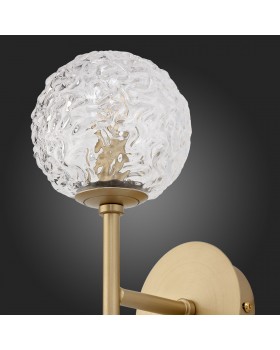 SL1152.201.01 Светильник настенный ST-Luce Золотистый/Прозрачный G9 1*5W ARCOBALINO-foto12