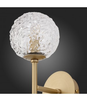 SL1152.201.01 Светильник настенный ST-Luce Золотистый/Прозрачный G9 1*5W ARCOBALINO-foto12