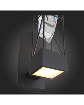 SL815.301.01 Бра ST-Luce Серый графит/Серый графит, Прозрачный LED 1*6W 4000K PROGETTO-foto3