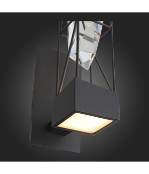 SL815.301.01 Бра ST-Luce Серый графит/Серый графит, Прозрачный LED 1*6W 4000K PROGETTO-foto3