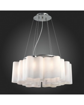 SL116.503.06 Люстра подвесная ST-Luce Серебристый/Белый E27 6*60W ONDE-foto3