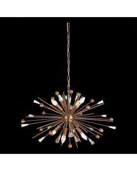 SLD011.303.08 Люстра подвесная ST-Luce Латунь, Прозрачный E14 8*40W RIVELLA-foto5