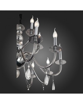 SL1113.403.15 Люстра подвесная ST-Luce Хром, Дымчатый, Прозрачный E14 15*40W SIEMA-foto4