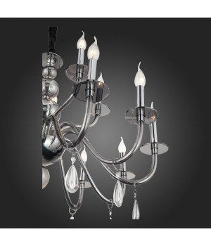 SL1113.403.15 Люстра подвесная ST-Luce Хром, Дымчатый, Прозрачный E14 15*40W SIEMA-foto4