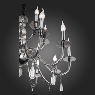 SL1113.403.15 Люстра подвесная ST-Luce Хром, Дымчатый, Прозрачный E14 15*40W SIEMA-foto4