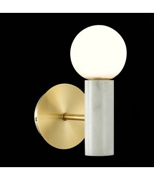 SL1210.501.01 Светильник настенный ST-Luce Золотистый, Белый/Белый G9 1*5W PIETRA-foto3