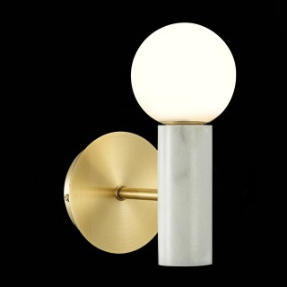 SL1210.501.01 Светильник настенный ST-Luce Золотистый, Белый/Белый G9 1*5W PIETRA-foto3