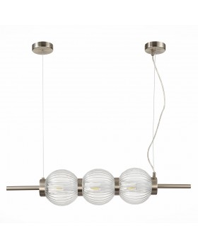 SL1155.113.03 Светильник подвесной ST-Luce Никель/Прозрачный E14 3*40W MARENA-foto2