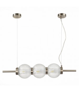 SL1155.113.03 Светильник подвесной ST-Luce Никель/Прозрачный E14 3*40W MARENA-foto2