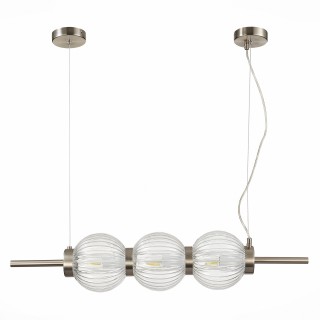 SL1155.113.03 Светильник подвесной ST-Luce Никель/Прозрачный E14 3*40W MARENA-foto2