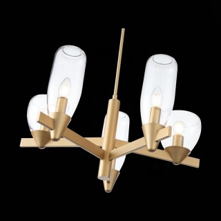 SL1119.203.05 Светильник подвесной ST-Luce Золотистый/Прозрачный E14 5*40W TENERESA-foto10