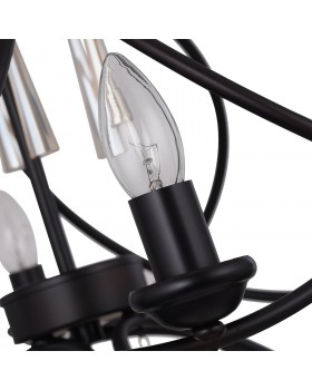 SL335.303.09 Люстра подвесная ST-Luce Коричневая бронза E14 9*60W ANEVITA-foto10