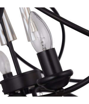 SL335.303.09 Люстра подвесная ST-Luce Коричневая бронза E14 9*60W ANEVITA-foto10