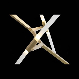 SL947.202.14 Люстра потолочная ST-Luce Золотистый/Белый G9 14*5W LACONICITA-foto6