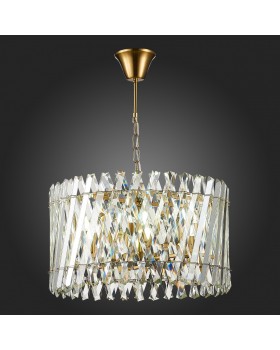 SL1170.303.06 Светильник подвесной ST-Luce Латунь/Прозрачный E14 6*40W FABIO-foto5