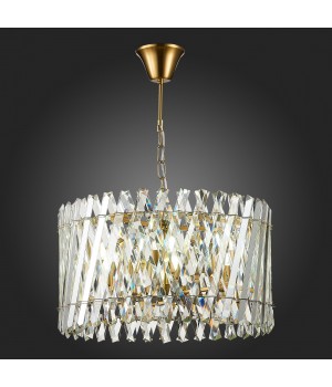 SL1170.303.06 Светильник подвесной ST-Luce Латунь/Прозрачный E14 6*40W FABIO-foto5