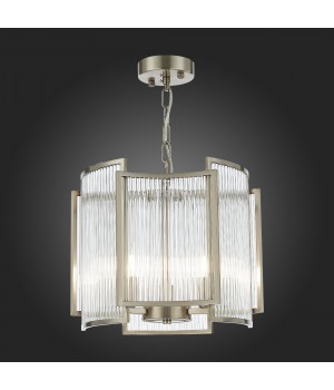 SL1234.103.03 Люстра подвесная ST-Luce Никель/Прозрачный, Никель E14 3*60W Cosenza-foto6