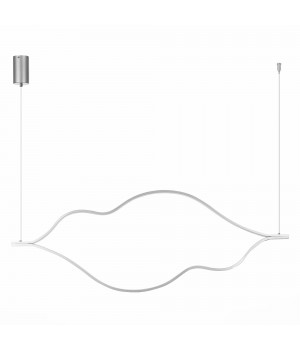 SL6106.103.65 Светильник подвесной ST-Luce Никель/Белый LED 1*65W 4000K Cortile-foto2