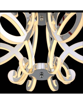 SL835.103.06 Люстра подвесная ST-Luce Хром/Белый, Хром LED 6*26W 3000K ARICIA-foto8